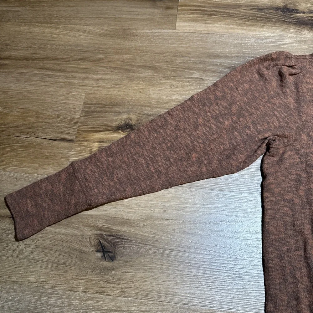 NWT Prana Womens Size XS Rust Sundried Zada Long Sleeve Sweater Dress Soft Brown - Picture 3 of 13